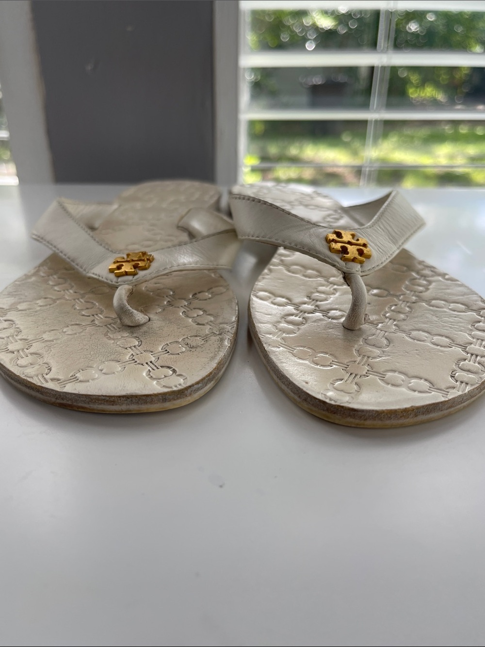 Tory Burch Monroe leather sandals - Picture 6 of 7